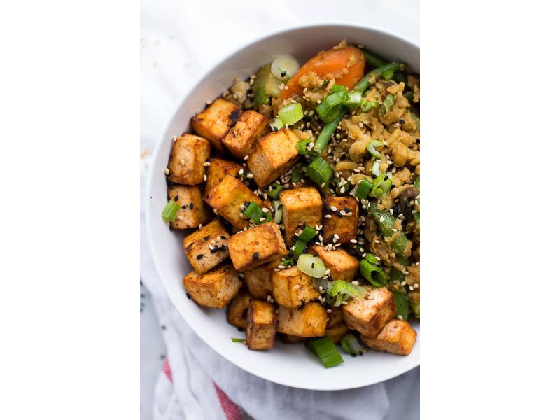Sriracha Baked Tofu Recipe
